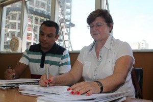 Rainilda e Rodrigo, da Tributação, trabalham na base de cálculo: aumento é considerável, mas pode ser bem aceito